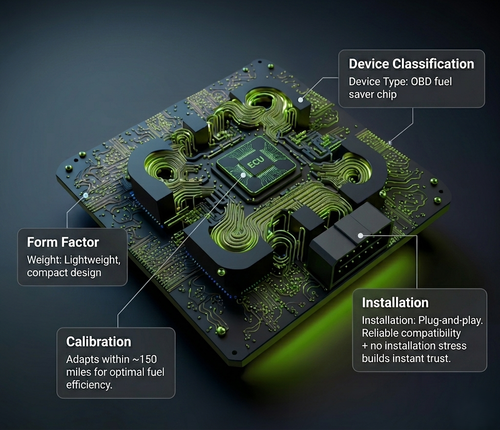 SynGas OBD2 device specifications diagram